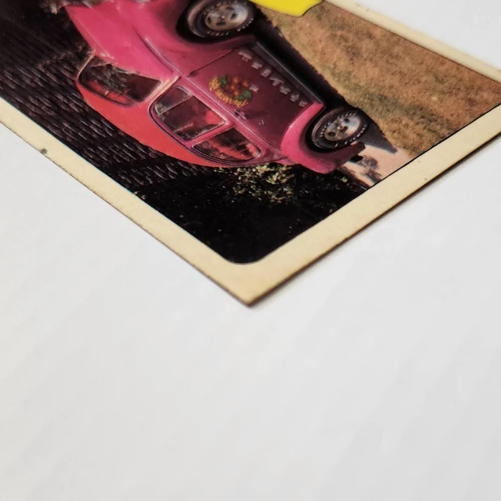 🍓 Vintage 1970 Fleer GEORGE BARRIS Kustom City Sticker - RASPBERRIES ROLLS 🏎️